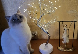 Настільний світильник DIY Auelife 108 Led дерево гірлянда Бонсай Auelife Тепле світло фото от покупателей 12