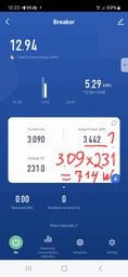 Розумний Wi-Fi автомат захисту вольтметр, амперметр, УЗП, дифавтомат лічильник електроенергії TOMZN TOMPD-63WiFi з підсвіткою екрану (24070762)
