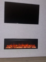 Електрокамін ArtiFlame AF58 Multicolor з 3D ефектом полум'я, обігрівом і звуком горіння вогню