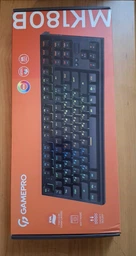 Клавиатура механическая проводная GamePro MK180W Hot-Swap Red Swich TKL RGB White фото от покупателей 17