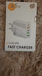 Мережевий зарядний пристрій PD 65W швидка зарядка Quick Charge 3.0 USB Type-C PD блок швидкої зарядки для IPhone IPad Apple Samsung Xiaomi юсб адаптер живлення для айфона телефона чорний (10077) фото від покупців 18
