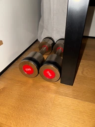 Набор гантелей HMS Premium 2 x 10 кг хром (5907695534733)