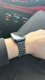 Металлический ремешок Fruct 5-Bead Rolex Metal Band для Apple Watch 42/44/45/46/49 mm Black фото от покупателей 6