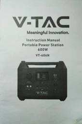 Портативна зарядна станція V-TAC VT606N 600W LiFePO4 45Ah 576Wh фото від покупців 4