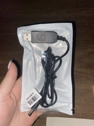 Кабель для роутера - підвищуючий перехідник USB - DC 12V 5.5x2.1mm фото від покупців 13