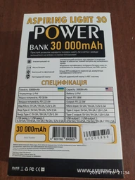 Зарядний пристрій Aspiring Light 20 pd 22.5w 20000mAh фото від покупців 17