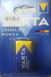 Батарейка VARTA LONGLIFE Power 9V/6LR61 (4922 121411)