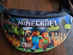 Сумка-бананка з принтом майнкрафт "Minecraft" 32х15см, дитяча, молодіжна (0135)