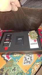 Подарунковий набір Zippo Запальничка 207 + Коробка + Бензин + Кремні + Чохол molle піксель фото от покупателей 3
