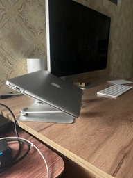 Подставка для ноутбука OfficePro LS111S Aluminum alloy Silver фото от покупателей 5