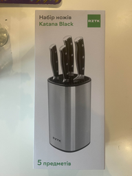 Набор ножей RZTK Katana Black 5 предметов фото от покупателей 18