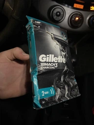 Станок для бритья мужской (Бритва) Gillette Mach3 Charcoal с 2 сменными картриджами (8700216074308) фото от покупателей 3