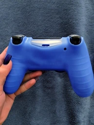 Захисний силіконовий чохол Blue Leaf для геймпаду Sony DualShock 4™ (PS4) + в подарунок накладки на стіки [425940093] фото від покупців 2