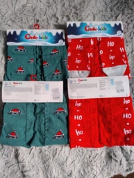 Детские колготки 3-9 месяцев хлопковые Conte Kids New Year 19С-96/1СП-556 62-74 см Красные (4810226551721) фото от покупателей 3