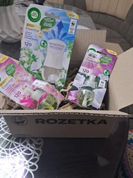 Змінний флакон до Електричного ароматизатора повітря Air Wick Ніжність шовку та лілії 19 мл (5908252005611/5908252018215)