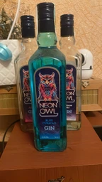 Джин Neon Owl Blue Curacao 0.7 л 37.5% (3014400238601)