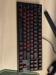 Клавиатура механическая проводная GamePro MK180W Hot-Swap Red Swich TKL RGB White фото от покупателей 16