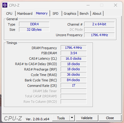 Модуль памяти DDR4 2x16GB/3600 Corsair Vengeance RGB RS Black (CMG32GX4M2D3600C18)