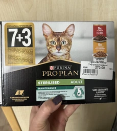 Влажный корм для кошек Purina Pro Plan Sterilised кусочки в соусе с говядиной 5 х 85 г, с курицей 5 х 85 г (Мультипак) фото от покупателей 2