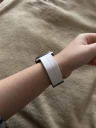 Силиконовый ремешок Fruct Magnetic Buckle для Apple Watch 42/44/45/46/49 mm Магнитная застежка Black фото от покупателей 1