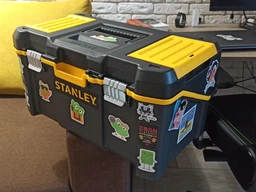 Ящик для инструментов Stanley ESSENTIAL Cantilever, 19", 490х290х250 мм, с металлическими (STST83397-1)