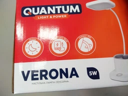 Настольная лампа с аккумулятором Quantum VERONA QM-TL1060 LED 5W 450lm 4100К USB 5V 4000mAh c Power Bank