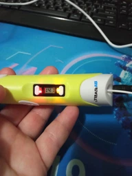 3D-ручка MyRiwell 2 RP100B Голубая с Набором Пластика 69 метров (12 цветов) и Трафаретами фото от покупателей 2
