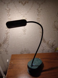 Настольная портативная лампа на прищепке с аккумулятором Glocusent Mini clip-on Book Light переносная лампа 1000 mAh (X001B7N9ZR) Черный