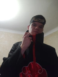 Набор Плащ Акацуки с повязкой Итачи Учиха и кольцом из аниме Наруто / Naruto XXL (100028XXL) фото от покупателей 1