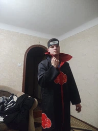 Набор Плащ Акацуки с повязкой Итачи Учиха и кольцом из аниме Наруто / Naruto XXL (100028XXL)