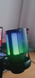 Микрофон студийный для стрима игровой для подкаста для записи музыки для блогеров для конференций конденсаторный с подсветкой RGB технология Plug&Play USB DKWAY PS-5s фото от покупателей 5