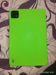 Защитный чехол Deexe Silicone Shell для Xiaomi Pad 6 / 6 Pro - Fluorescent Green фото от покупателей 1