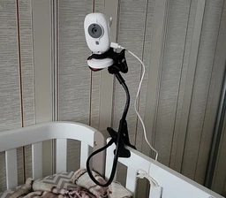 Гибкий держатель телефона видеоняни универсальный длиной до 50 см вращение 360° JoyPro holder клипса крепление с гибкой ножкой и прищепкой под мобильный смартфон baby monitor для детской кроватки рабочего стола подлокотника кресла салона автомобиля фото от покупателей 2