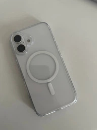 Чехол для iPhone 16 Plus c Magsafe Rock Crystal Series Прозрачный фото от покупателей 3
