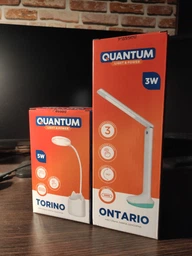 Настольная светодиодная лампа с аккумулятором Quantum TORINO QM-TL1010 4W 260lm 2300-5000K USB 5V фото от покупателей 2