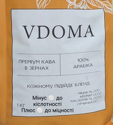 Кофе в зернах VDOMA Fruitful Delight натуральный жареный Арабика 1 кг (VDOMA-C-FD-1000) фото от покупателей 13