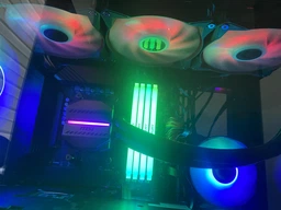 Оперативная память Kingston Fury DDR4-3200 16384MB PC4-25600 (Kit of 2x8192) Beast RGB 1Rx8 Black (KF432C16BB2AK2/16) фото от покупателей 8