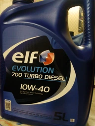 Масло моторное 10W-40 полусинтетическое ELF Evolution 700 TURBO DIESEL 5л. (203700) (201553)