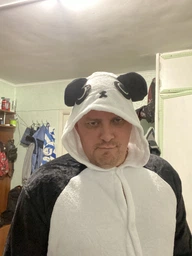 Взрослые Кигуруми Пижама Kigurumi Панда Кунг-фу Черно-белая L 165-175 см. (1017/1)