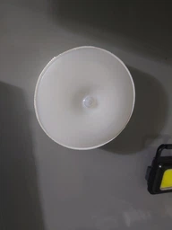 Портативный светильник LED | Micro USB, круглый 85mm, 8LEDs, Холодный свет, магнит | 2 режима| Датчик движения и освещения, White