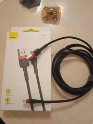 Кабель 2м USB - Micro USB Baseus Cafule Cable 1.5A Gray+Black|Кабель для зарядки та передачі даних CAMKLF-CG1