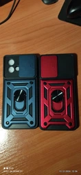 Чохол Hide Shield для Motorola Moto G84 Power протиударний бампер з підставкою Black фото від покупців 3