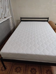 Кровать Tobi Sho COMFORT-1 односпальная металлическая 190X90 Черный фото от покупателей 11