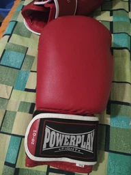 Боксерські рукавички тренувальні PowerPlay 3004 чорні 12 унцій фото от покупателей 4
