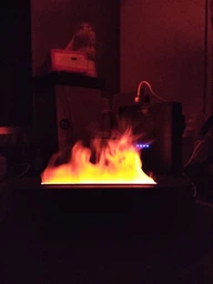 Зволожувач повітря Flame Diffuser Aroma, нічник лампа, світильник з LED RGB підсвіткою, ефектом полум'я та ароматизацією, з пультом фото від покупців 1