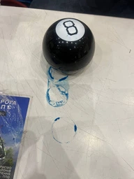Магический шар-предсказатель Украинский UFT Magic Ball 8 UA для принятия решений 10 см (UFTmagicball810UA) фото от покупателей 3