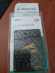 SSD диск Apacer AS340 Panther 120GB 2.5" SATAIII TLC (AP120GAS340G-1) фото от покупателей 1