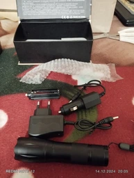 Кишеньковий ліхтарик Police BL-1831-T6 COB зарядка від MicroUSB Чорний (BL1831T6) фото від покупців 1