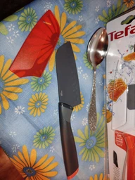 Нож сантоку Tefal Fresh Kitchen с чехлом 12 см (K1220104) фото от покупателей 8