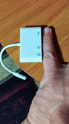 Адаптер Type-C для карт памяти SD / TF Card Reader переходник для iPhone 15 16 17 plus air pro max iPad Samsung Xiaomi Huawei Meizu Oppo Vivo Google USB-C на кардридер SD Card camera фото от покупателей 5